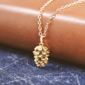Wholesale Fashion New Simple Stainless Steel Pine Nut Plant Specimen Pendant Necklace,Fashion Jewelry